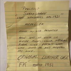 Shakespeare NK President 1971